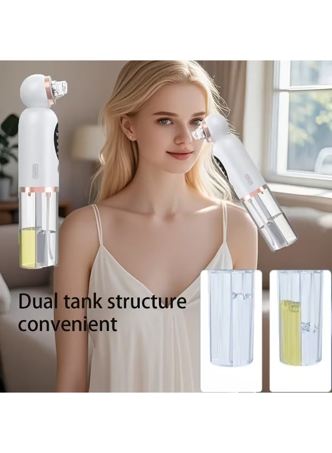 زيل الرؤوس السوداء - فقاعات كهربائية صغيرة لتنظيف المسام، جهاز تنظيف الوجه لعلاج حب الشباب والبثور والرؤوس السوداء، نظام دورة المياه لازالة الرؤوس السوداء العميقة - Image 3